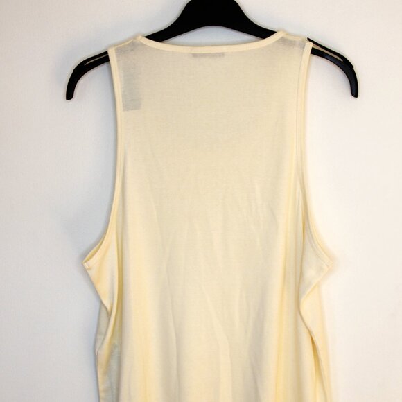BNWT SS25 LEMAIRE TANK TOP LIGHT CREAM L - Picture 3 of 13